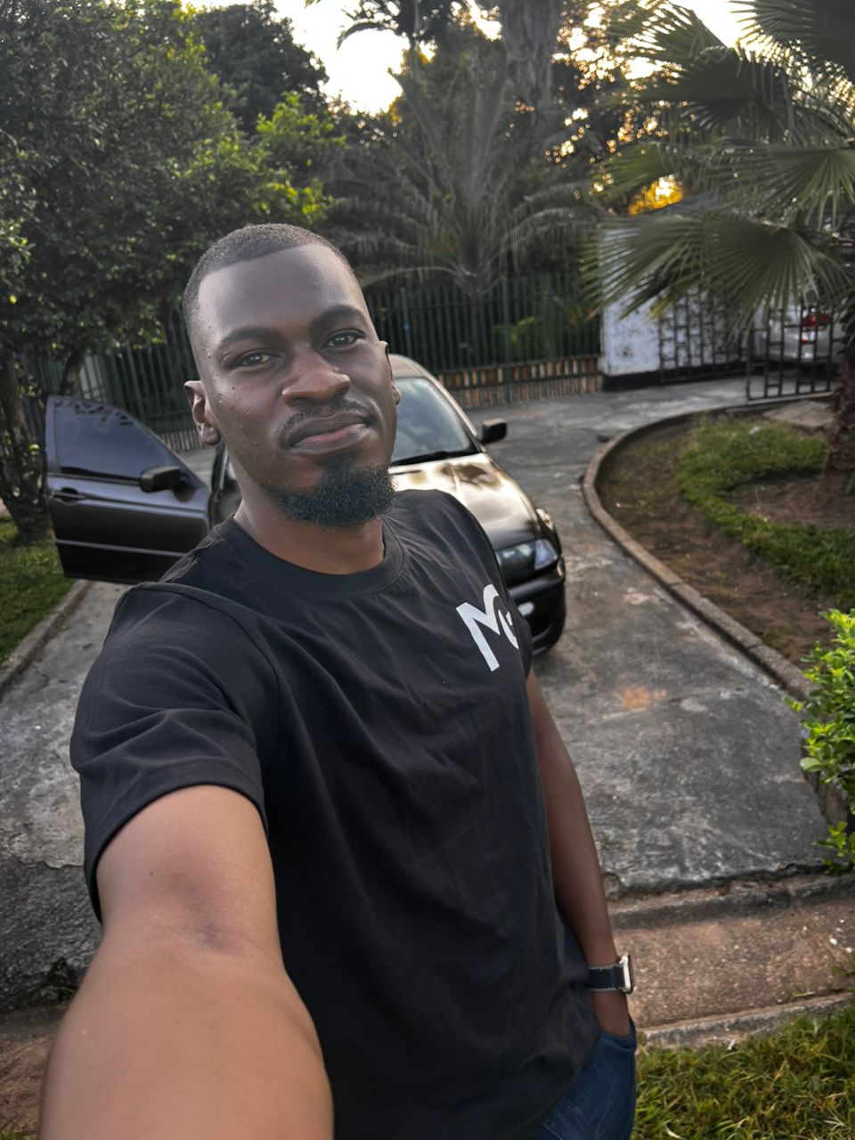 Model wearing MY GUY_zm merch